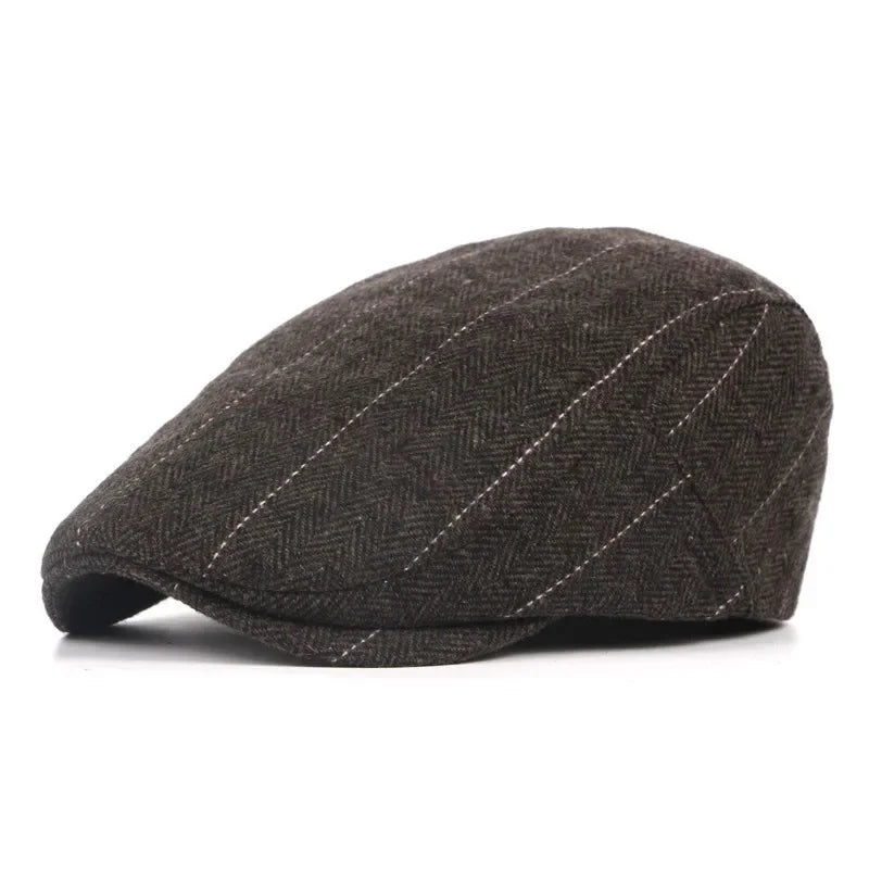 Classic Wool Flat Cap: The Touch of Timeless Elegance for Your St