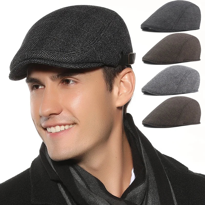 Classic Wool Flat Cap: The Touch of Timeless Elegance for Your St