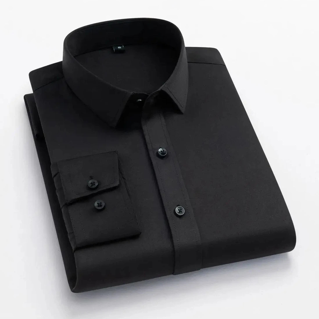 Men’s Slim Fit Satin Dress Shirt
