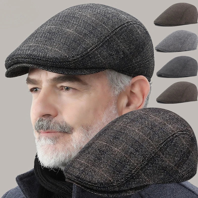Classic Wool Flat Cap: The Touch of Timeless Elegance for Your St