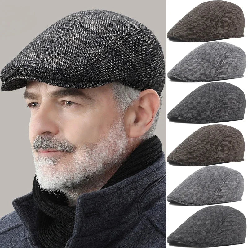 Classic Wool Flat Cap: The Touch of Timeless Elegance for Your St