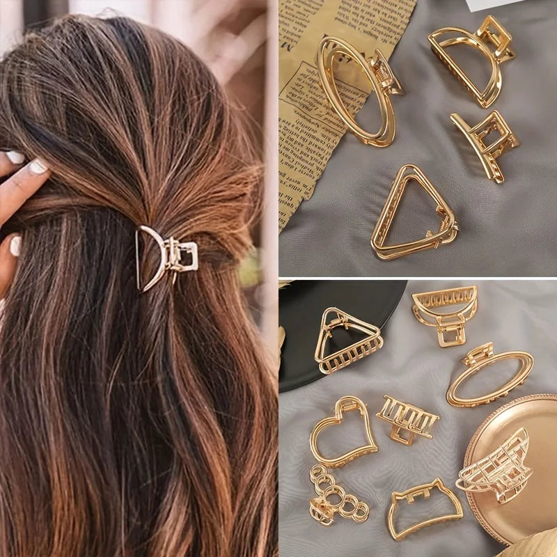 Gold Hair Claw Clips: Instant Elegance for Your Everyday