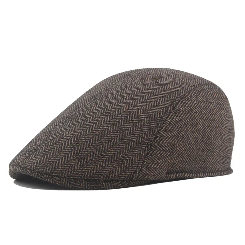 Classic Wool Flat Cap: The Touch of Timeless Elegance for Your St