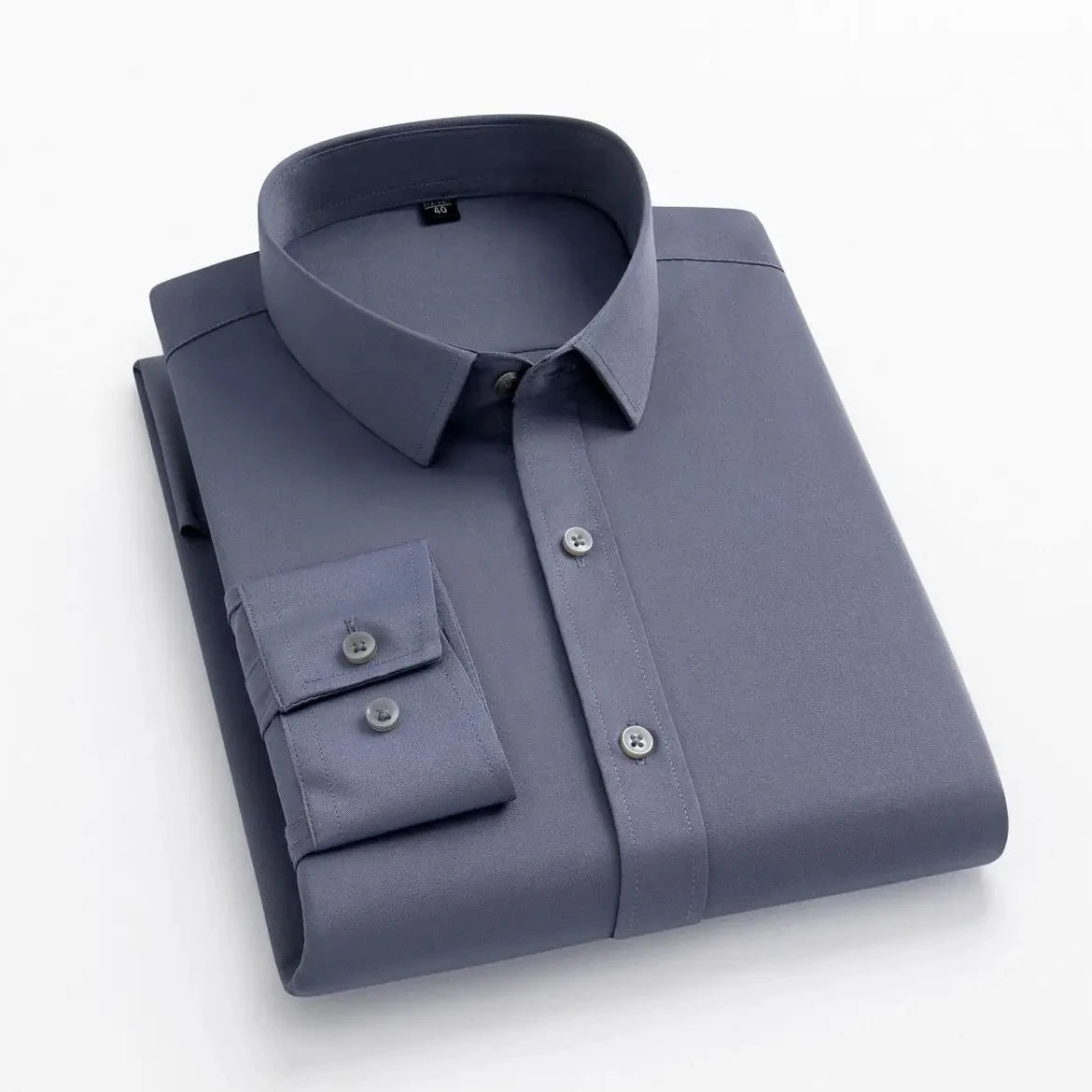 Men’s Slim Fit Satin Dress Shirt