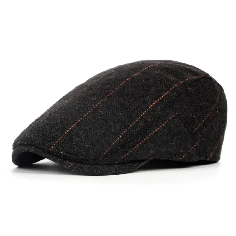 Classic Wool Flat Cap: The Touch of Timeless Elegance for Your St