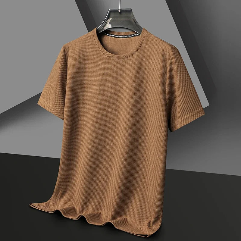Men’s Summer Waffle T-shirt – Lightweight, Stylish & Breathable