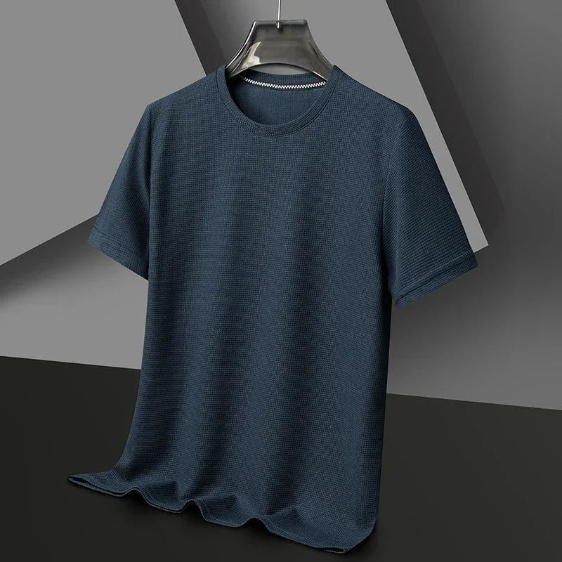 Men’s Summer Waffle T-shirt – Lightweight, Stylish & Breathable