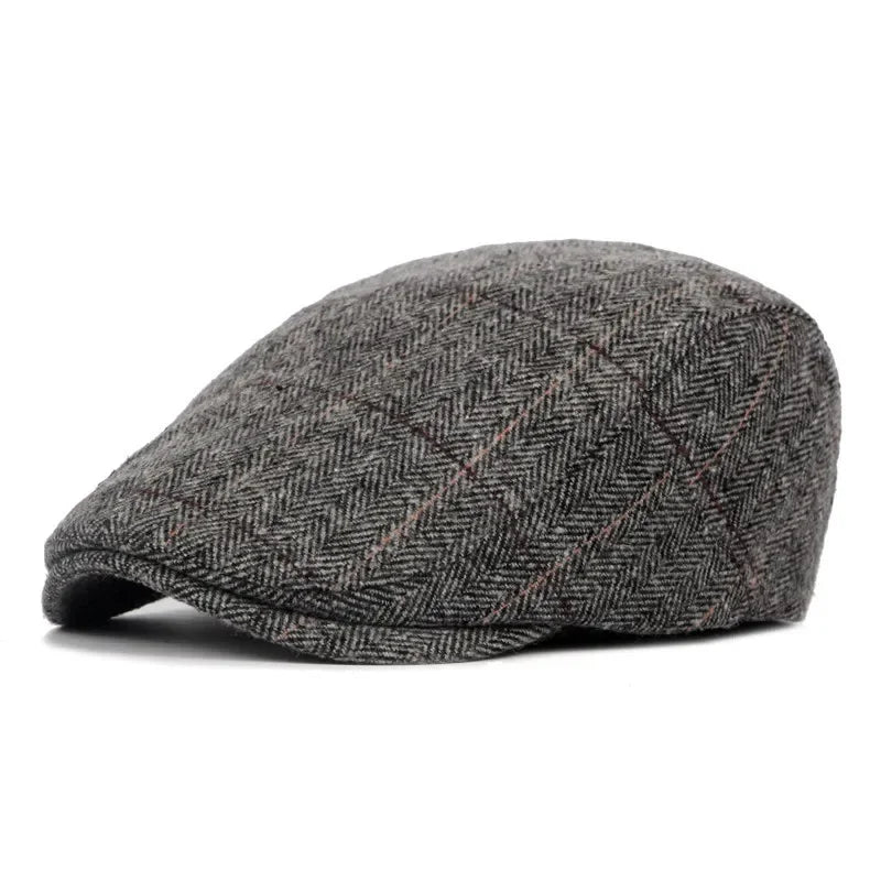 Classic Wool Flat Cap: The Touch of Timeless Elegance for Your St