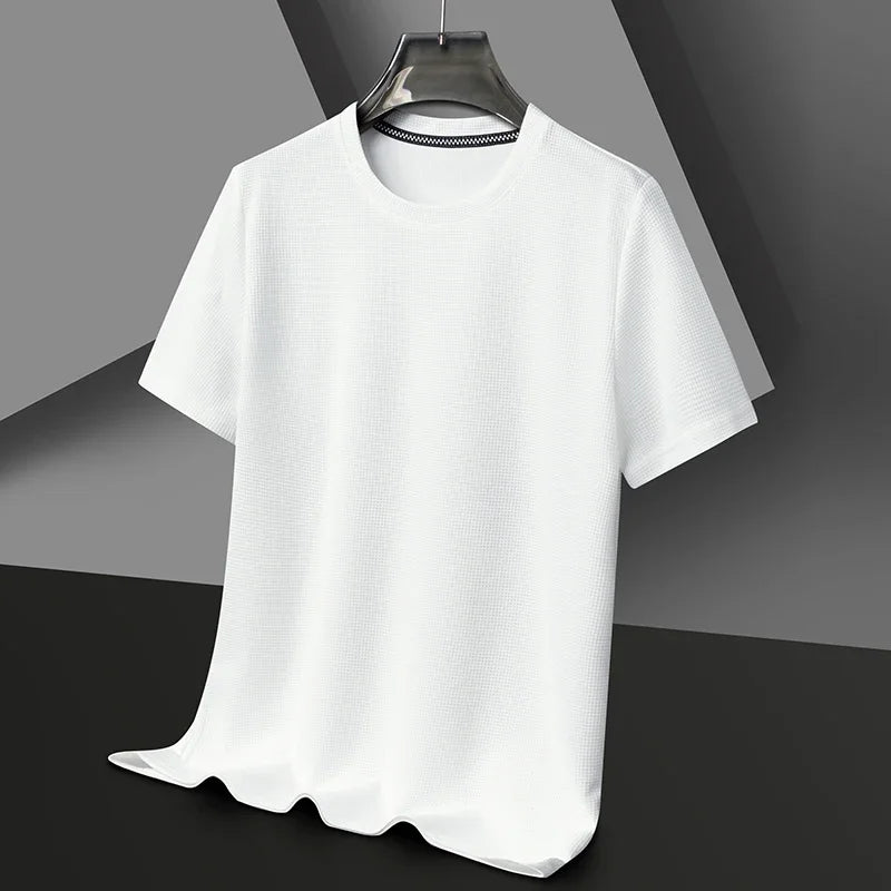 Men’s Summer Waffle T-shirt – Lightweight, Stylish & Breathable