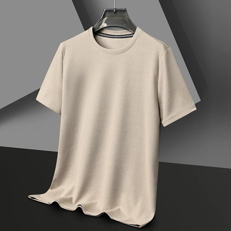 Men’s Summer Waffle T-shirt – Lightweight, Stylish & Breathable