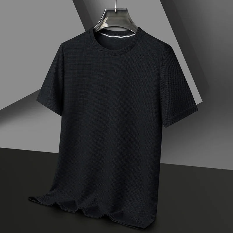 Men’s Summer Waffle T-shirt – Lightweight, Stylish & Breathable