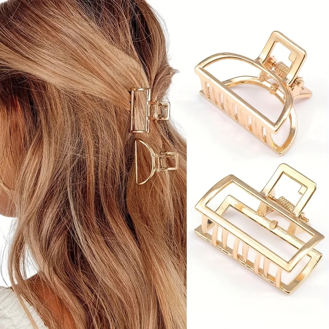 Gold Hair Claw Clips: Instant Elegance for Your Everyday