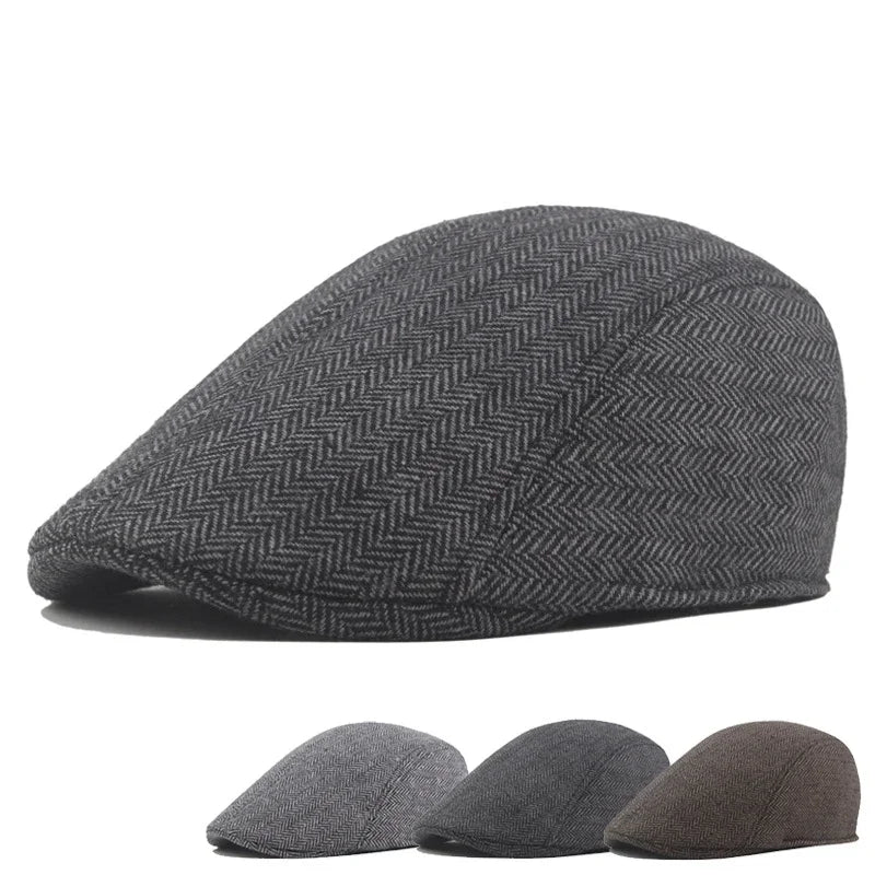 Classic Wool Flat Cap: The Touch of Timeless Elegance for Your St
