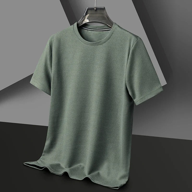 Men’s Summer Waffle T-shirt – Lightweight, Stylish & Breathable